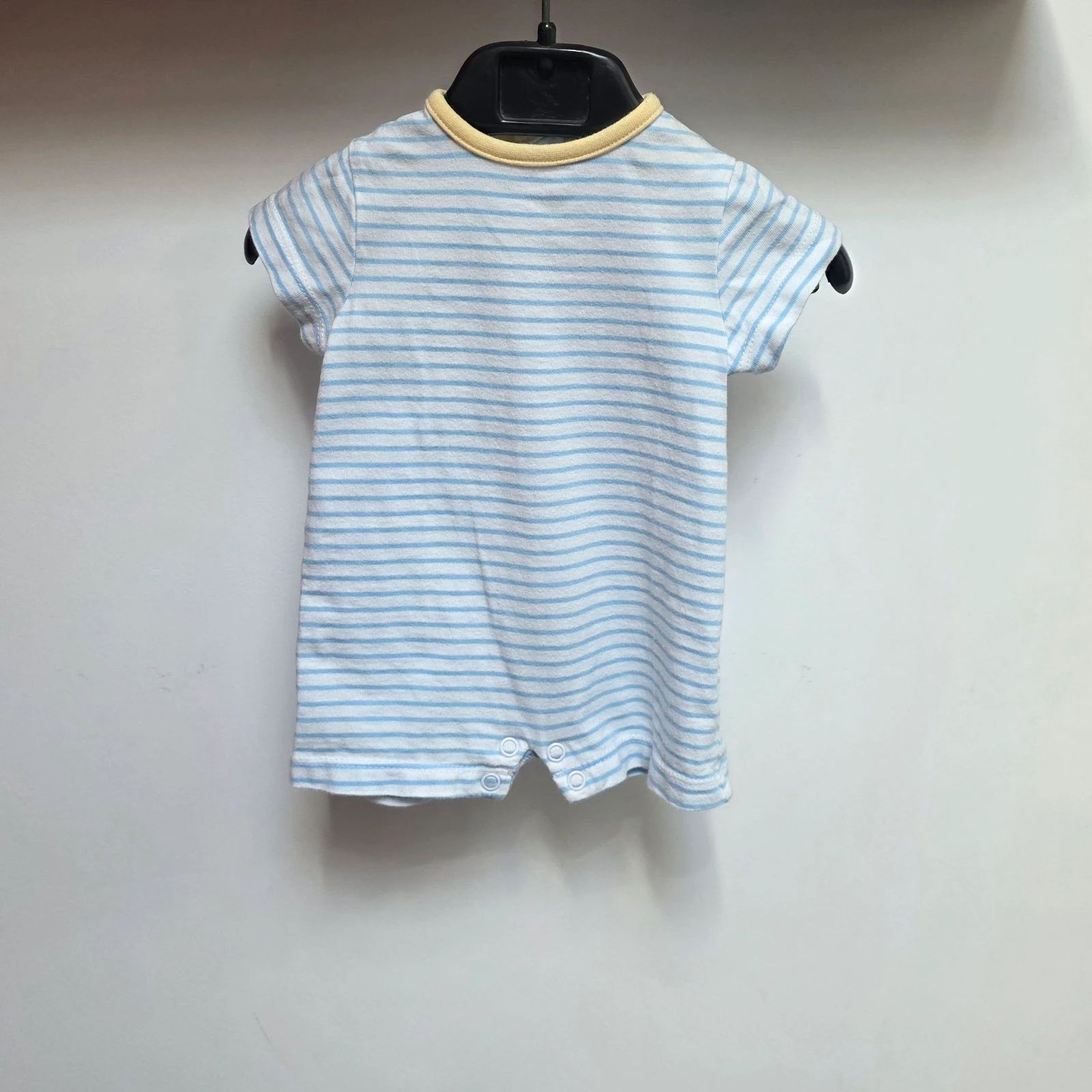 Combishort rayé bleu et blanc Tex Baby Taille 3 mois